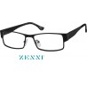 NEW ZENNI Rectangle Glasses 408521, BLACK