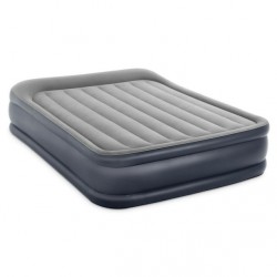 NEW INTEX Dura-Beam Deluxe Pillow Rest Raised Air Mattress, 16.5in. Queen, with Fiber-Tech® Construction
