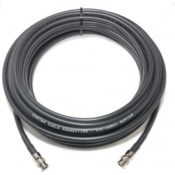 NEW 4 Foot Belden 4794R 12G UHD-SDI RG7 BNC Cable (75 Ohm) Black for 4K / UHDTV (12G-SDI) by Custom Cable Connection