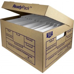 NEW 1BOX FILE BOX-READYPACK, LETTER/LEGAL 15X12X10, KRAFT