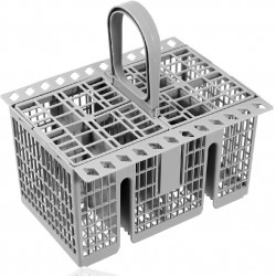 NEW IZSOHHOME Dishwasher Silverware Cutlery Basket for dishwashers utensils Compatible with most brands G-E, Whirl-pool, Sam-sung, BO-SCH, May-tag, Kitchen-Aid, Ken-more (aprox: 8 x 6.5 x 5 inches)