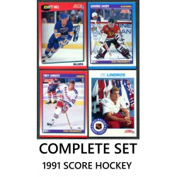1991 SCORE HOCKEY COMPLETE SET - CARDS 1-330