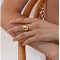NEW SIZE 6 GOLD PLATED Biko Amphora Ring