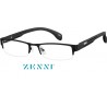 NEW ZENNI Rectangle Glasses 145821, BLACK