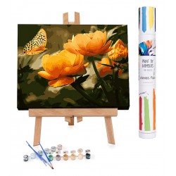 NEW Winnie's Picks Peach Butterfly in the Summer - PAINY BY NUMBERS