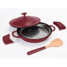 NEW Curtis Stone All-Day Chef's Pan with Silicone Handle Covers and Spatula