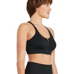NEW MEDIUM Athletic Works Women's Zipper AW Sports Bra