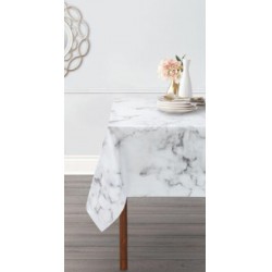 NEW Hometrends Printed Fabric Tablecloth Multi 60 X 84