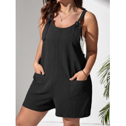 NEW MEDIUM Luneh Classic Casual Fit Texture Ladies' Jumpsuit