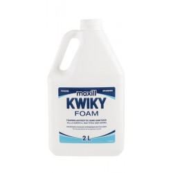 NEW EXP: 07/25 1PK 2L KWIKY Foaming Antiseptic Hand Sanitizer