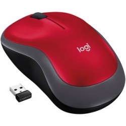 NEW Logitech M185 Wireless Mouse Wireless Laptop, USB Nano Receiver,RED