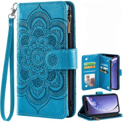 NEW Asuwish Compatible with iPhone 14 Wallet Case Flower Leather Flip Card Holder TPU Cell Phone Cover