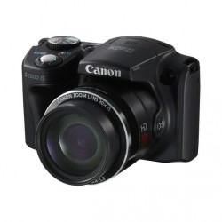 USED Canon PowerShot SX500 IS - Digital camera - compact - 16.0 MP - 720p - 30x optical zoom - black