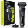 NEW Braun Series 5 5050cs Easy Clean Electric Razor for Men With Charging Stand, Precision Trimmer, Body Groomer, Black, 1 Count