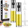 NEW PUZMUG Oil Sprayer, Oil Sprayer with Olive Oil Holder, Fried Chicken, BBQ, Baking, Barbecue, Air Fryer, Salad, Olive Oil Dispenser Set