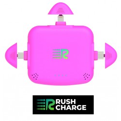 NEW Rush Charge Universe 3,300-mAh 3-in-1 Portable Backup Charger with Interchangeable Tips