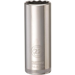 NEW DEWALT Socket 12 Point 1/2in Drive Deep 22 MM DWMT74552OS