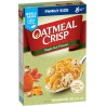 NEW BBD: MAY/1/2024 - OATMEAL CRISP - Family Size Pack - Maple Nut Flavour Cereal Box, 619 Grams Package of Cereal, Whole Grain is The First Ingredient