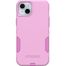 NEW OtterBox iPhone 15 Plus and iPhone 14 Plus Commuter Series Case - RUN WILDFLOWER (Pink), slim & tough, pocket-friendly, with port protection