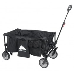 Ozark Trail Folding Camp Multipurpose Wagon, Black, Multipurpose Folding Wagon