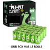 Pet N Pet Dog Poop Bags Unscented, 270 Count Dog Bags Rolls, Standard and EPI Additive Dog Bag Poop Bag, Green Doggy Poop Bags Dog Bags Poop, Leak-Proof Dog Waste Bags, Dog Poop Bag