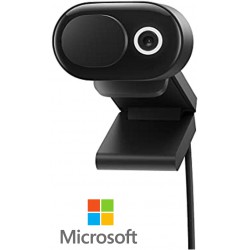 NEW Microsoft Modern 1080p HD Webcam: Teams Certified, Integrated privacy shutter, Black