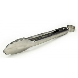 NEW 9.5 Cuisipro SS Locking Tongs - Stainless Steel
