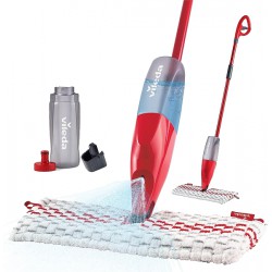 NEW Vileda ProMist MAX Microfibre Spray Mop | Safe on All Floor Types | Choose Your Own Cleaning Solution | Machine Washable & Reusable Dual-Sided Microfibre Mop Head | No Batteries Required