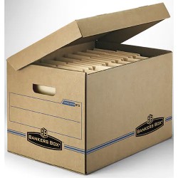 NEW 1 Box Bankers Box Enviro Stor Letter/Legal Attached-Lid Storage Box