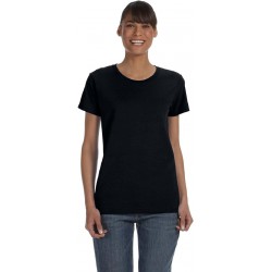 NEW Size Large Women's Gildan - Heavy Cotton Women's Short Sleeve T-Shirt - Black