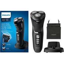 LIGHTLY USED Philips Shaver Series 3000 with Pop-Up Trimmer, S3332/54