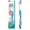 NEW GUM Tooth & Tongue Toothbrush, Full, Soft Bristles, 1 Pack of 2 Toothbrushes