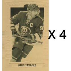 SET OF 4 - 2018/2019 HOCKEY CARD TIM HORTONS - JOHN TAVARES GOLD ETCHINGS GE-6