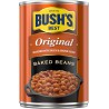 NEW BBD: JUNE/2025 - Bush's Best Original Baked Beans, Bacon & Brown Sugar, High Fibre, Excellent Source of Protein, 398 mL