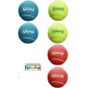 NEW 6/PACK Outward Hound Squeaker Ballz Fetch Dog Toy, Small