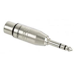 NEW Amazon Basics XLR Female to 1/4 Inch TRS Adapter