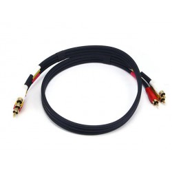 NEW 3FT Monoprice RCA Coaxial Compsite Video and Stereo Audio Cable, 3ft