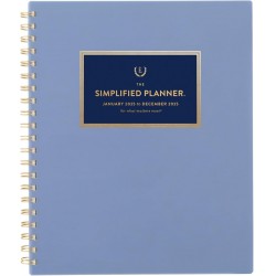 NEW AT-A-GLANCE 2025 Planner, Simplified by Emily Ley, Weekly & Monthly, 8-1/2 x 11, Large, French Blue (EL36-905-25)
