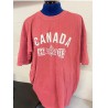 NEW 2XL INSPIRED DYE BY NEXT LEVEL CANADA T-SHIRT, RED