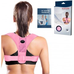 NEW MEDIUM Doctor Developed Ladies Posture Support/Posture Corrector/Stabilizer/Back Brace & Doctor Written Handbook - Fully Adjustable for Upper & Lower Back Pain & Support