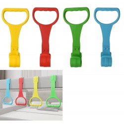 NEW 4 PCS Baby Cot Rings, Baby Pull Up Rings, Nursery Beds Training Hand Rings, Baby Crib Colourful Hanging Rings, Stand Up Rings for Playpen/Strollers, Walking Assistant to Help Babies Practice Standing