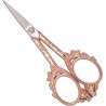NEW YOUGUOM Embroidery Scissors Small Sharp Tip Sewing Crafting Scissor for Needlework Cross Stitch Detail Threading Handicraft DIY Tool, 4.7in Rose Gold Cute Butterfly Cutter