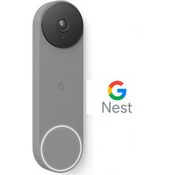 NEW Google Nest Doorbell - Battery Video Doorbell Camera - Doorbell Security Camera - Ash, 1 Count (Pack of 1)