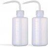NEW Wash Bottle 2pcs 250ml/8oz Safety Bottles Watering Tools, Economy Plastic Squeeze Bottle with Narrow Mouth Scale Labels for Medical Succulent Cleaning Washing Bottle