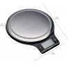 NEW Amazon Basics Stainless Steel Digital Kitchen Scale with LCD Display, Batteries Included