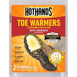 NEW 2/PACK Toe Warmers - Long Lasting Safe Natural Odorless Air Activated Warmers - Up to 8 Hours of Heat
