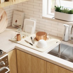 NEW UDry Peg Dish Rack with Mat