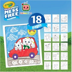 NEW Crayola Color Wonder Cocomelon Colouring 18 Pages