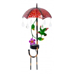 NEW Grumpy Gardener Solar Umbrella
