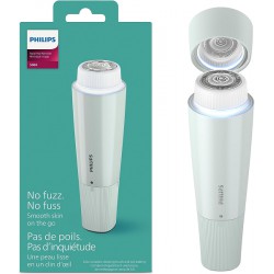 NEW Philips Beauty Cordless Facial Hair Remover designed for women to gently remove hairs on the upper lip, chin, cheeks and jawline. A gentle experience at home and on-the-go, BRR474/00